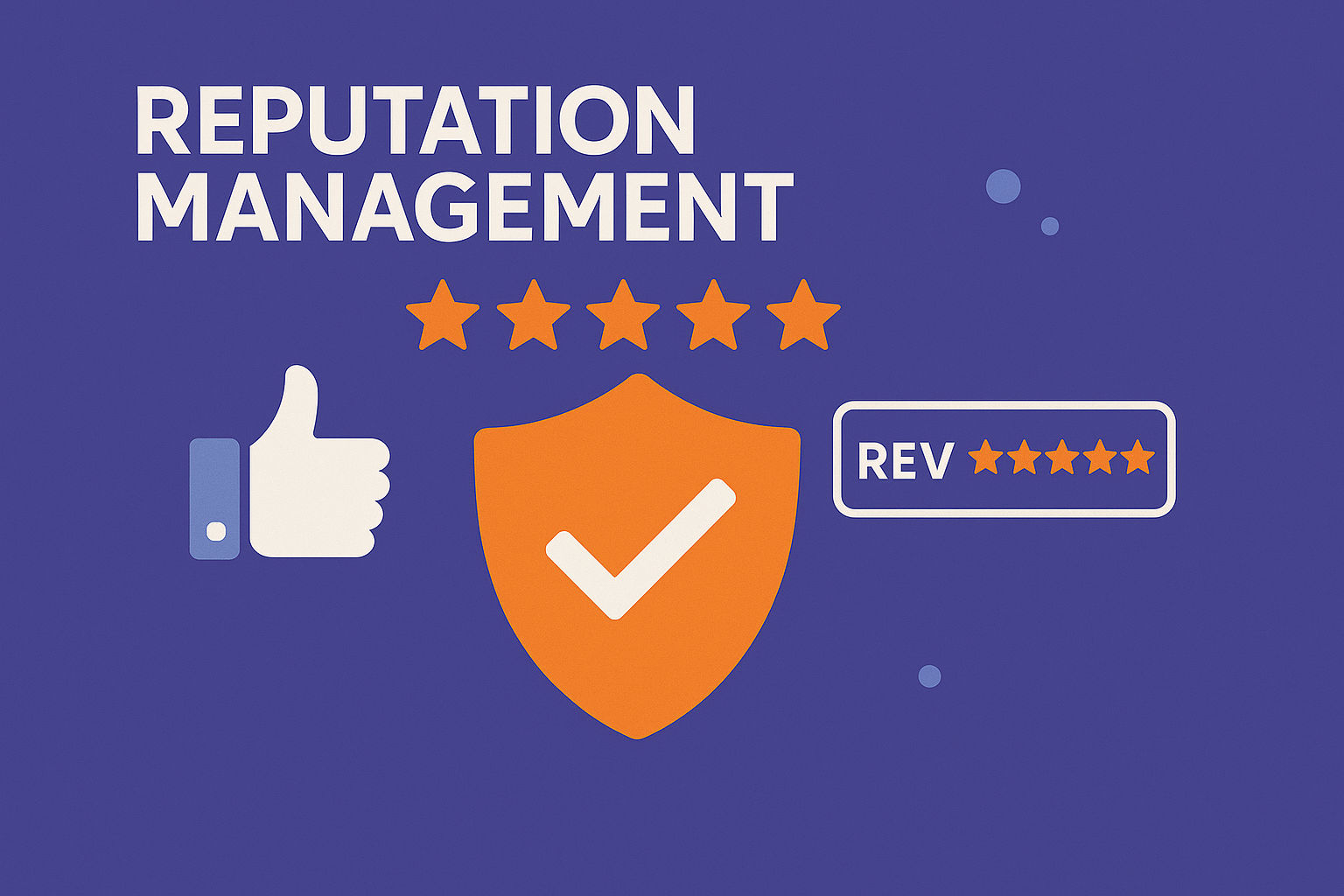 Graphic showing star ratings, review responses, brand sentiment, and feedback loops